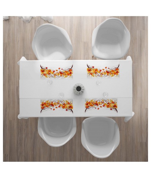Maple Leaf Dining Mats, Set of 4