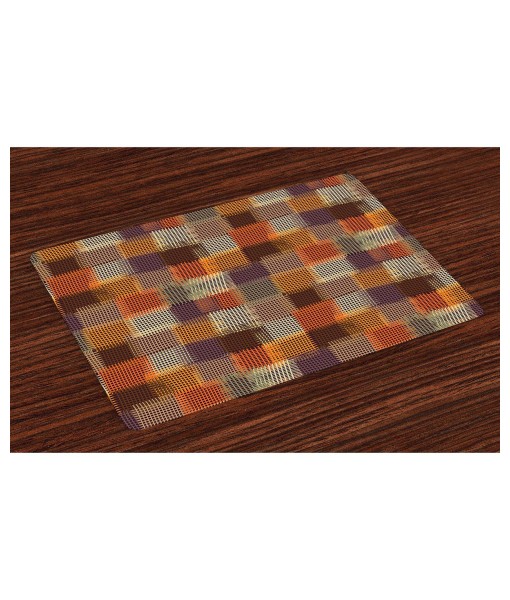 Modern Abstract Table Mats, Set of 4