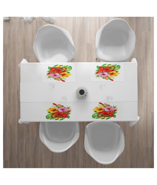 Hawaiian Place Mats  Set of 4