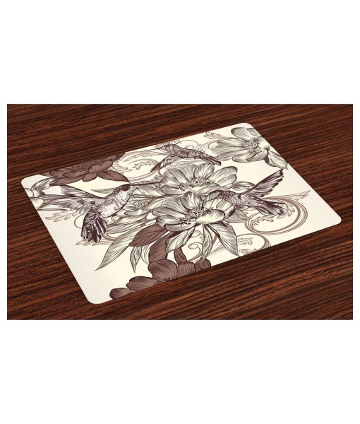 Hummingbirds Place Mats  Set of 4